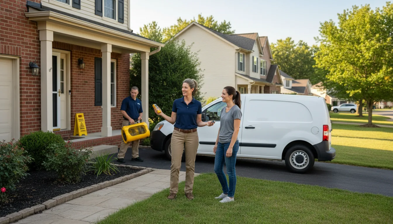 Residential water damage restoration in Paoli, CO